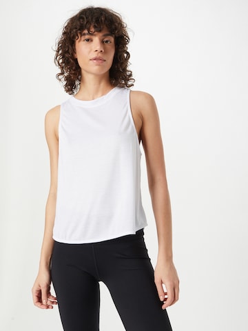 Cotton On Sports Top in White: front