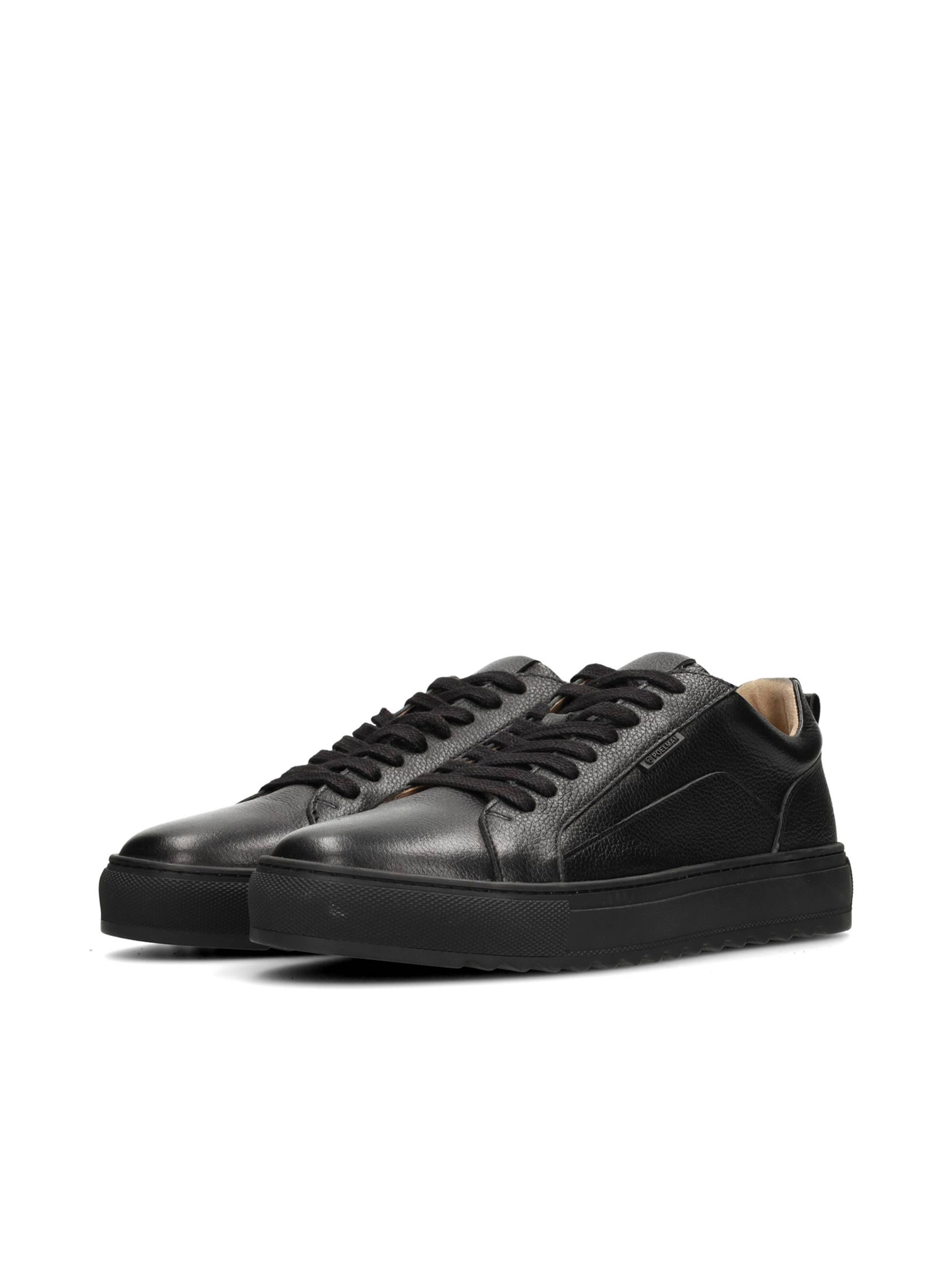 PS Poelman Platform trainers 'Nigel' in Black