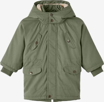 NAME IT Winter Jacket in Green: front