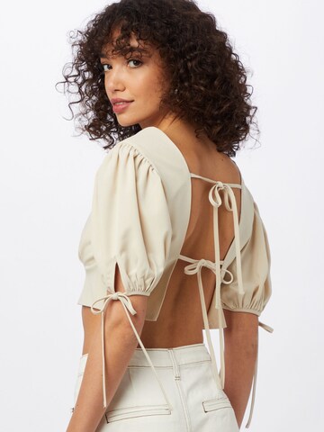 Fashion Union - Blusa 'LESINA' en beige