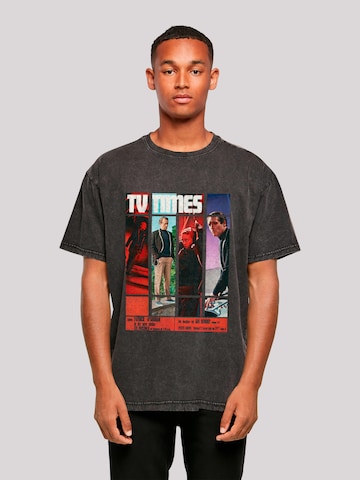 F4NT4STIC Shirt in Zwart: voorkant
