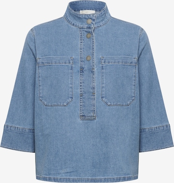 My Essential Wardrobe Blouse in Blauw: voorkant