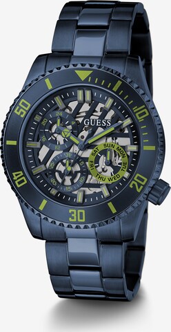 GUESS Analog Watch ' AXLE ' in Blue: front