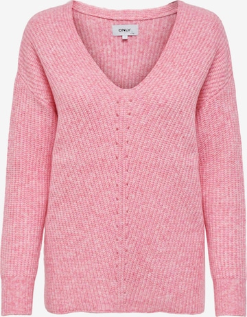 ONLY Sweater 'AIRY' in Pink: front