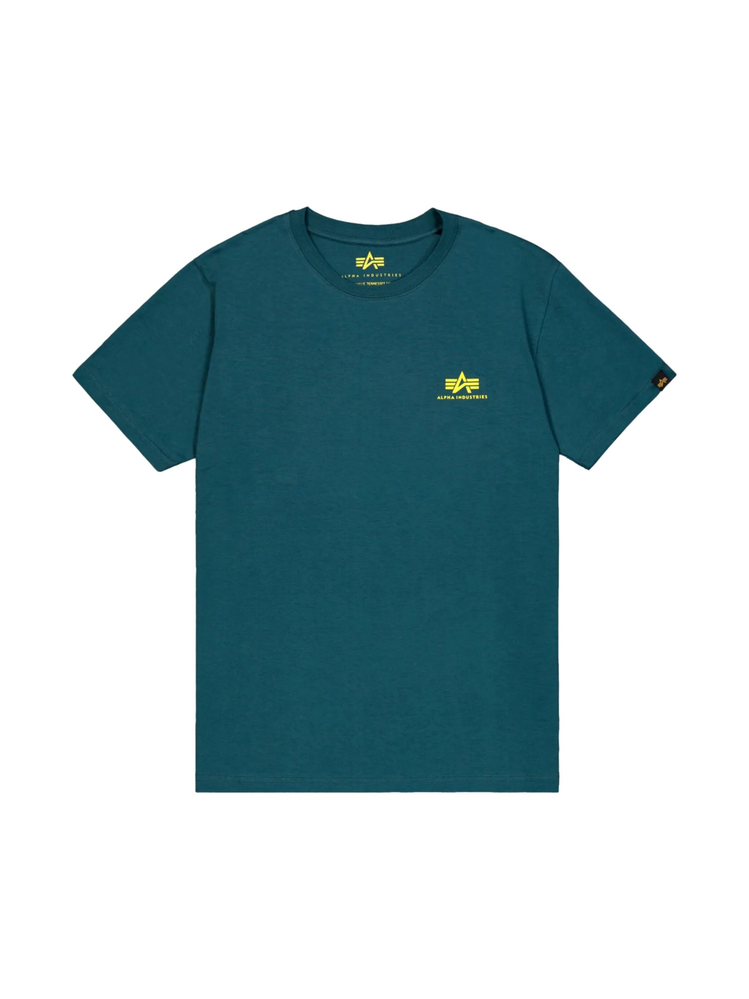 T-Shirt ALPHA INDUSTRIES en vert : devant