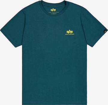 T-Shirt ALPHA INDUSTRIES en vert : devant