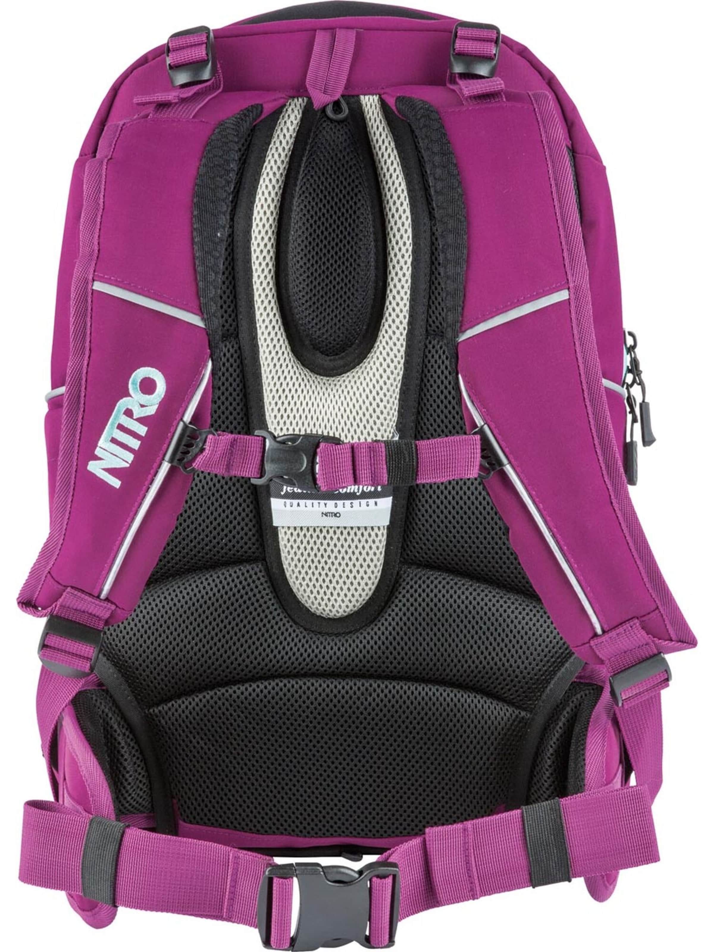 NitroBags Rucksack 'Superhero' in Pink