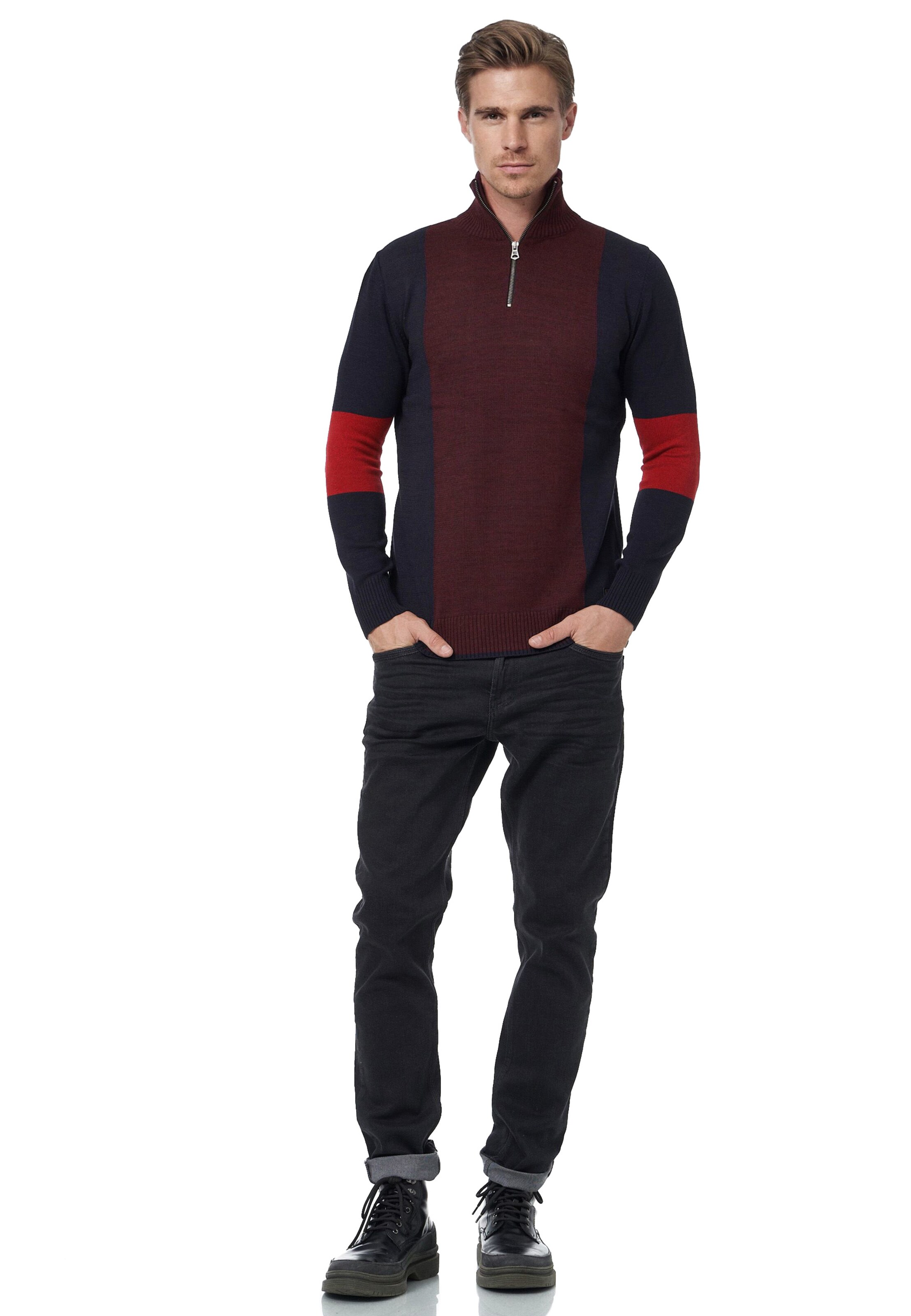 Rusty Neal Sweater in Red