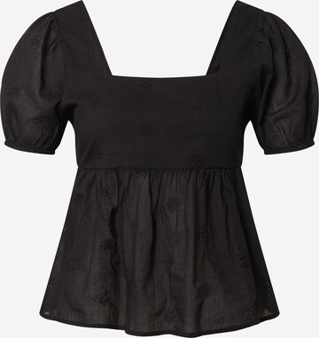 Cotton On - Blusa 'MADDIE' em preto: frente