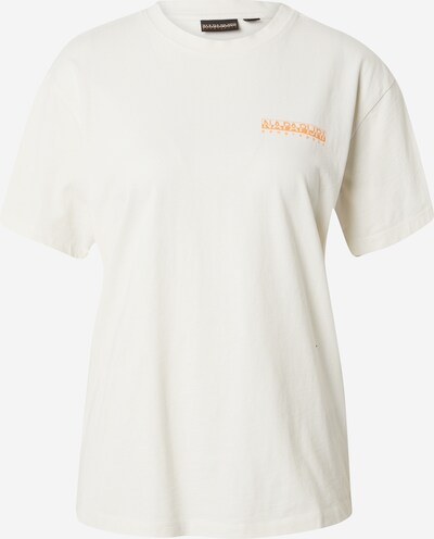 NAPAPIJRI T-shirt 'FABER' i orange / vit, Produktvy