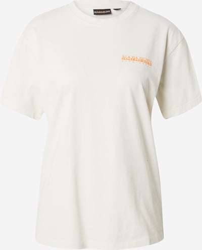 NAPAPIJRI T-Shirt 'FABER' in orange / weiß, Produktansicht