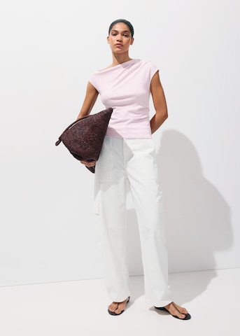 MANGO T-shirt 'JULINE' i rosa