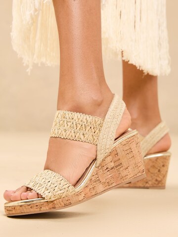 Sandales Lipsy en beige