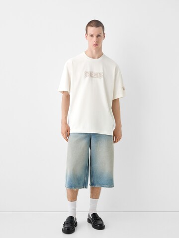 T-Shirt Bershka en beige