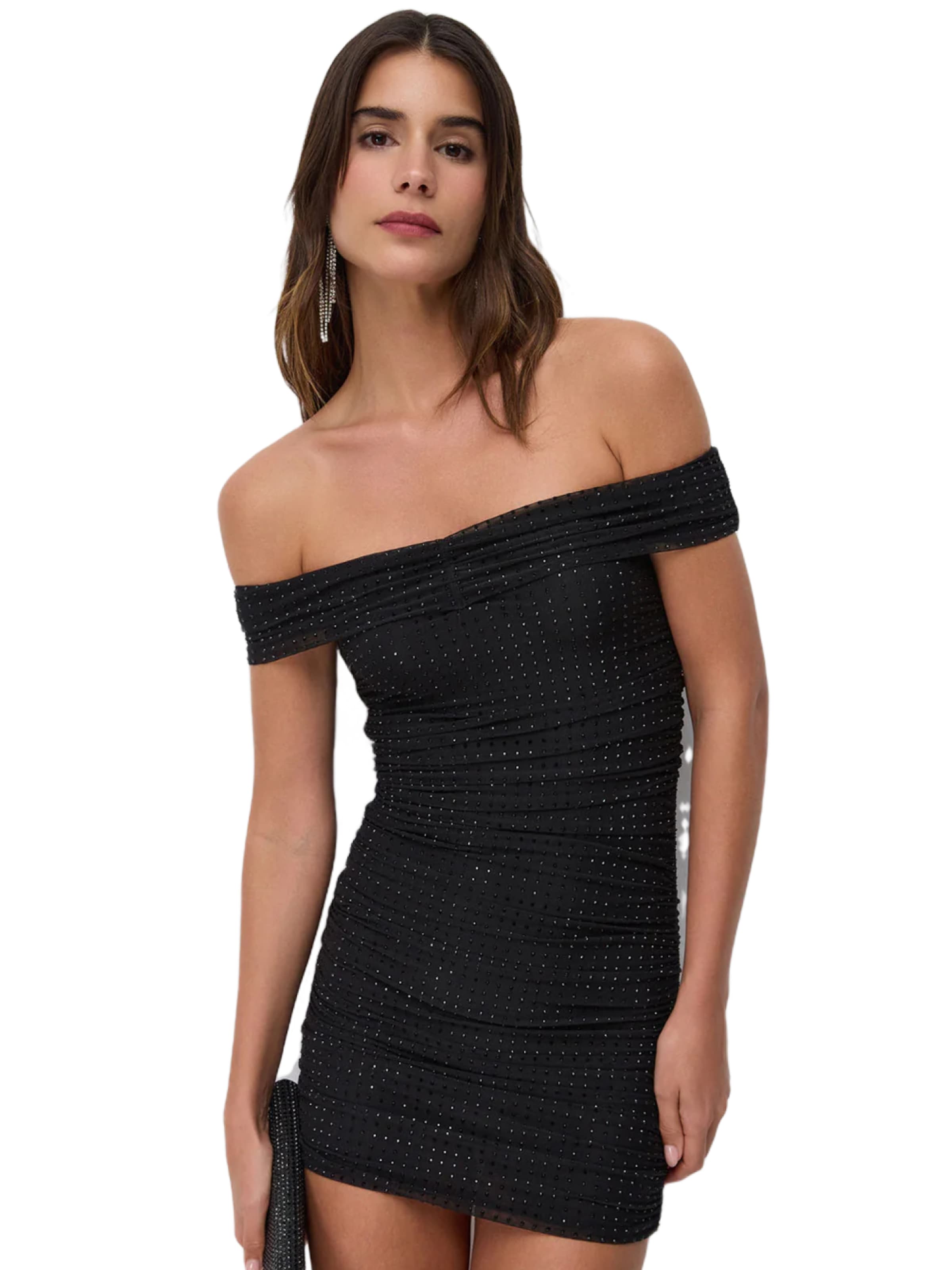 No Matter What Cocktailjurk in Zwart: voorkant