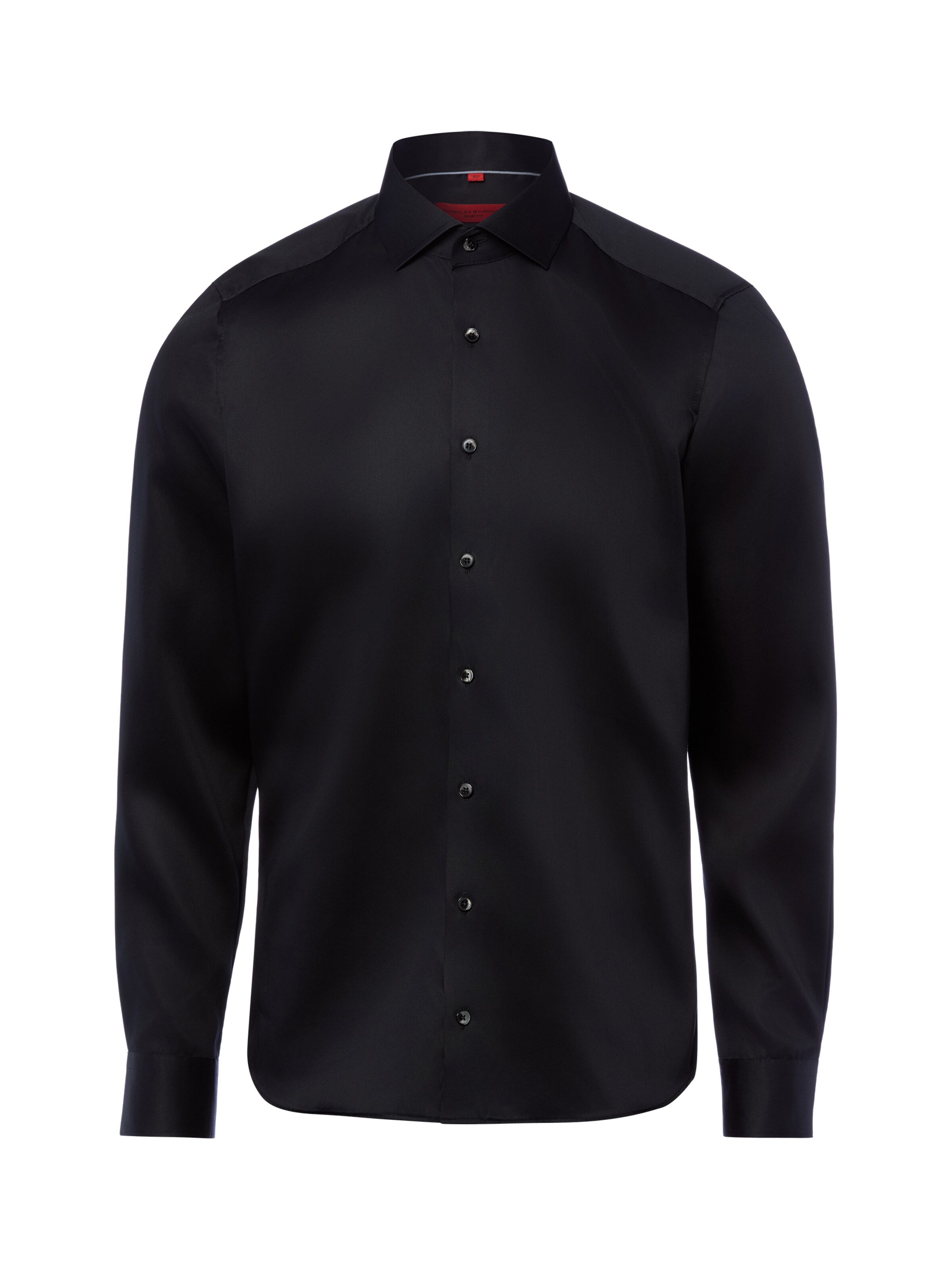 Finshley & Harding Business shirt in Black: front
