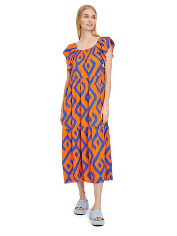 Cartoon Summer Dress in Orange