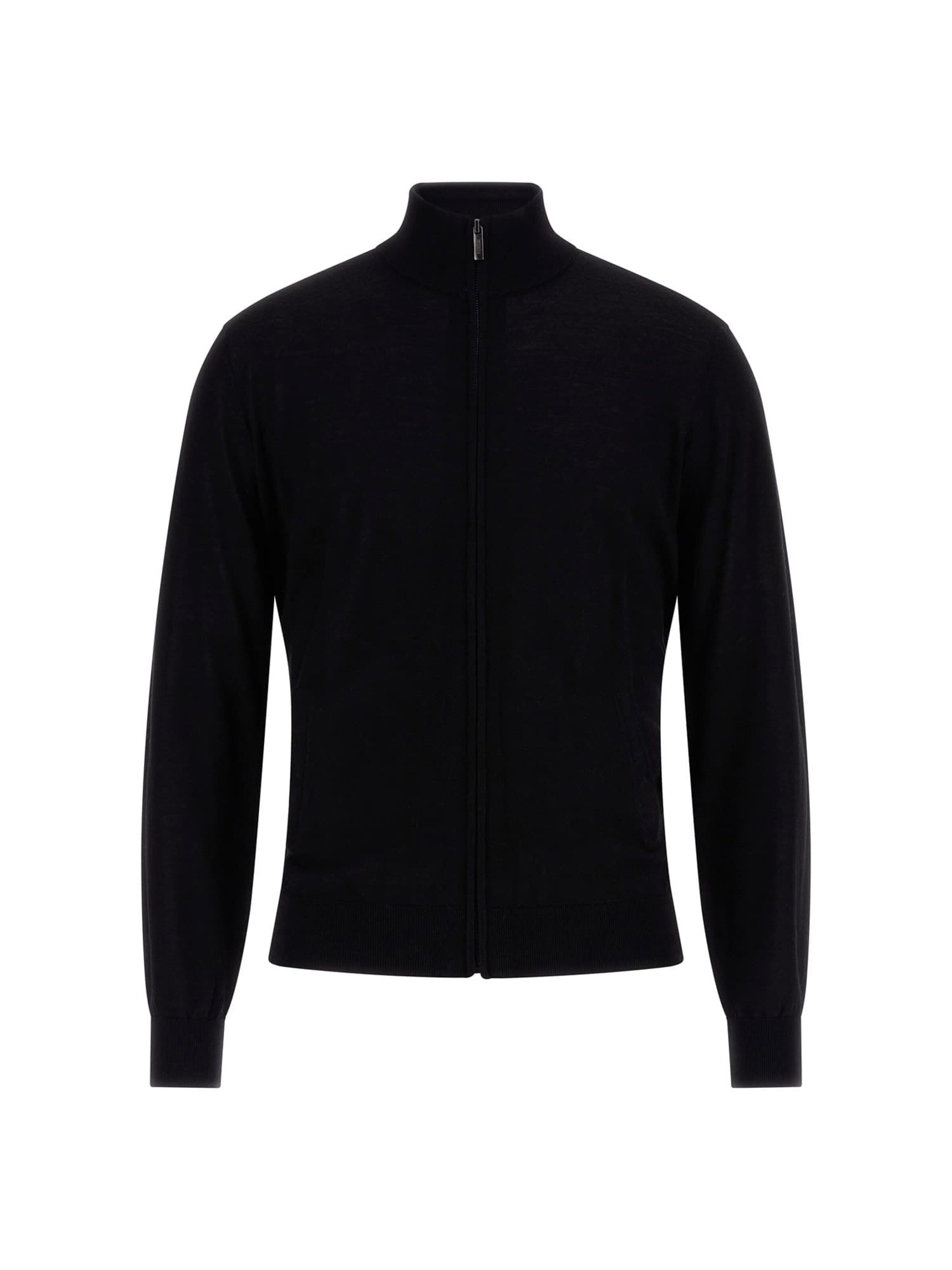 GUESS Strickjacke in Schwarz: Vorderseite