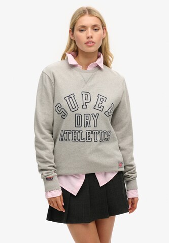 Superdry Sweatshirt in Grijs: voorkant