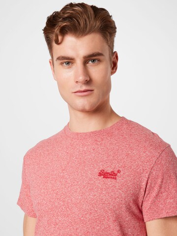 Superdry - Camiseta en rojo