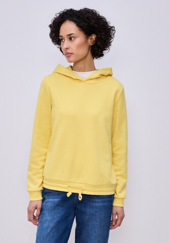 STREET ONE Sweatshirt in Yellow: front