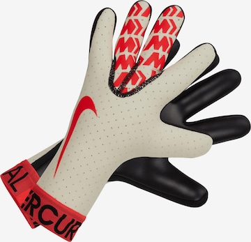 NIKE Athletic Gloves 'Goalkeeper Mercurial Touch Elite' in White: front