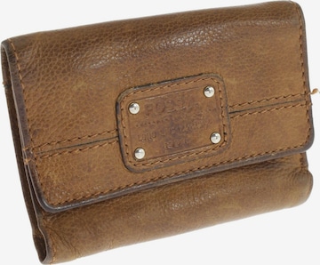 FOSSIL Small Leather Goods in One size in Brown: front