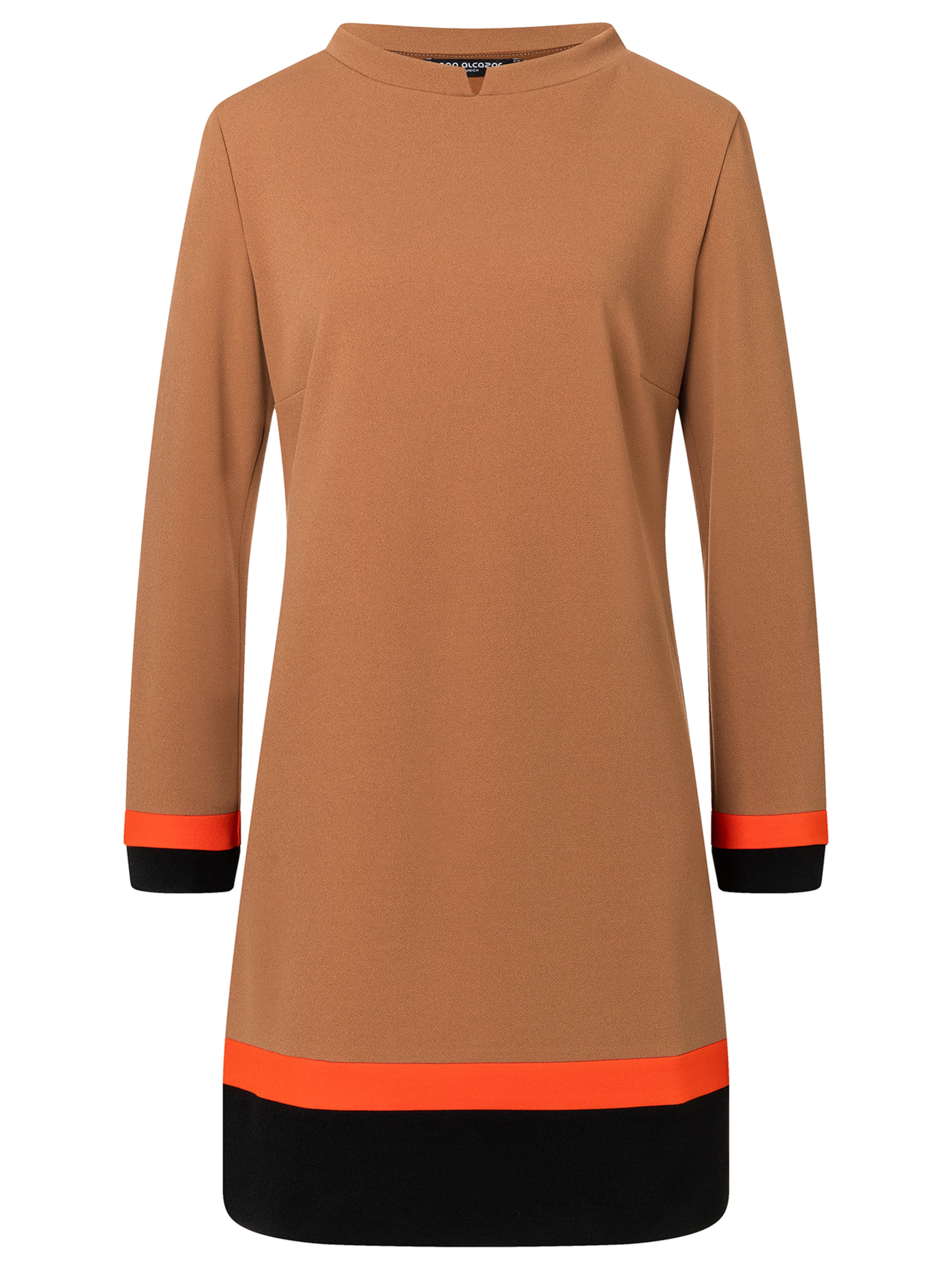 Ana Alcazar Jurk 'Sideo' in Bruin: voorkant