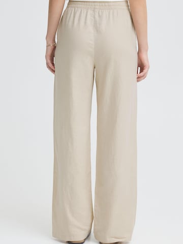 Loosefit Pantaloni ' OXAlfas Linen Mix ' di Oxmo in beige