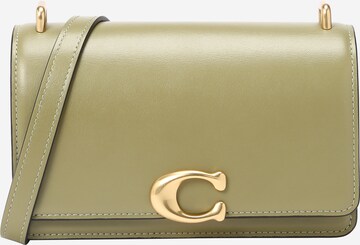 COACH - Mala de ombro 'Bandit' em verde: frente