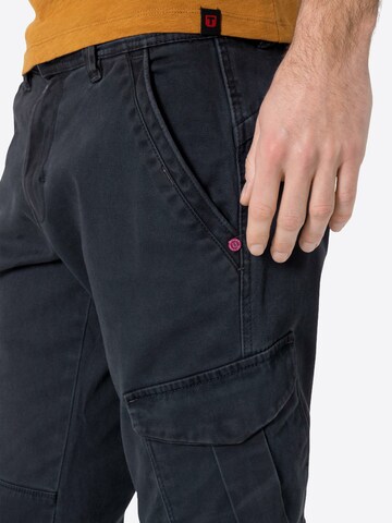 TIMEZONE Regular Cargohose 'Niklas' in Blau