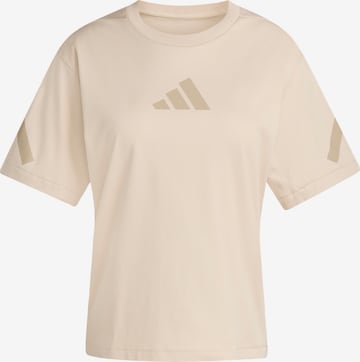 Maglia funzionale 'Z.N.E.' di ADIDAS SPORTSWEAR in beige: frontale