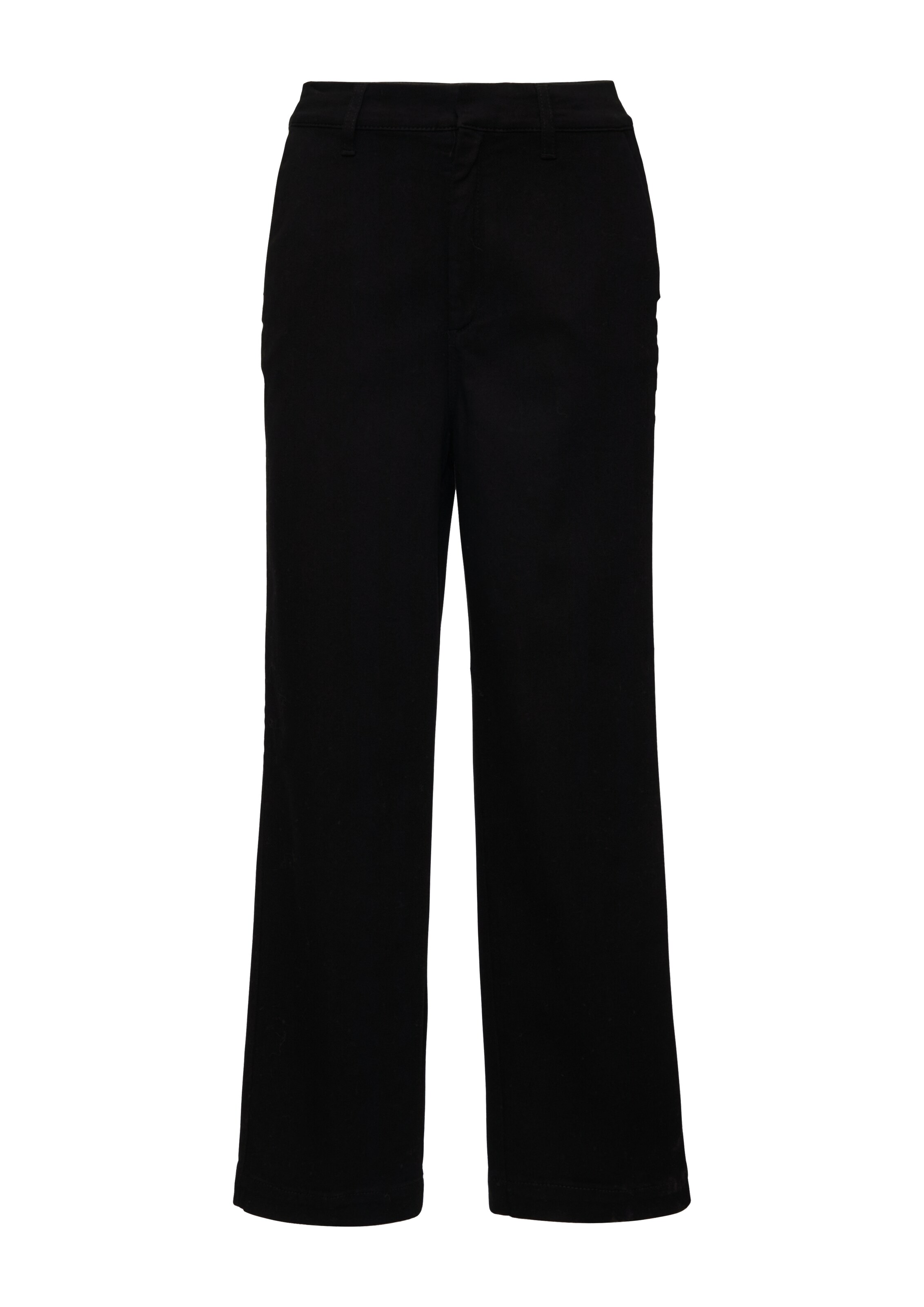 s.Oliver BLACK LABEL Regular Broek in Zwart: voorkant