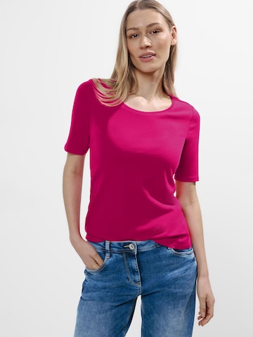CECIL Μπλουζάκι 'Lena' σε ροζ: μπροστά