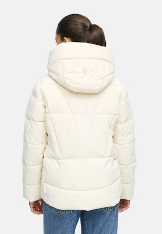 MARIKOO Winterjas 'Kuschelnasee 16' in Beige