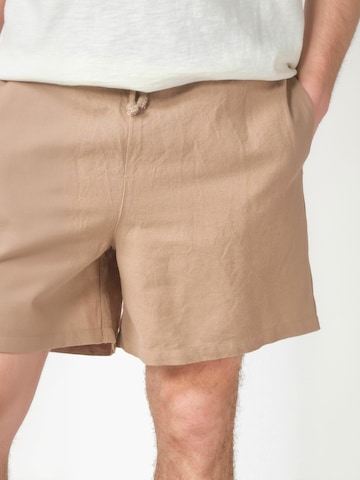 Klitmøller Collective Regular Broek ' Bertram ' in Beige