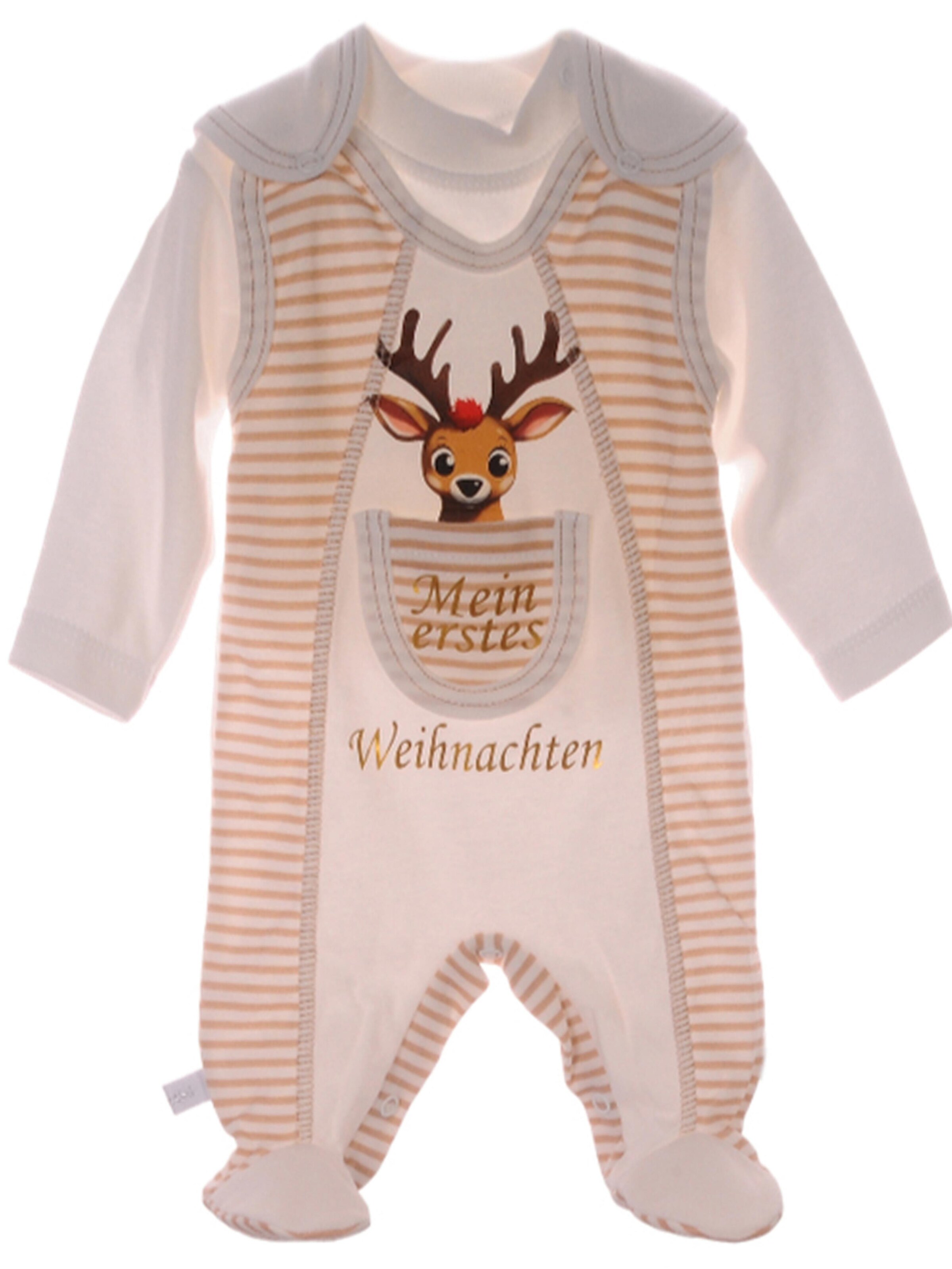 La Bortini Set in Beige: front