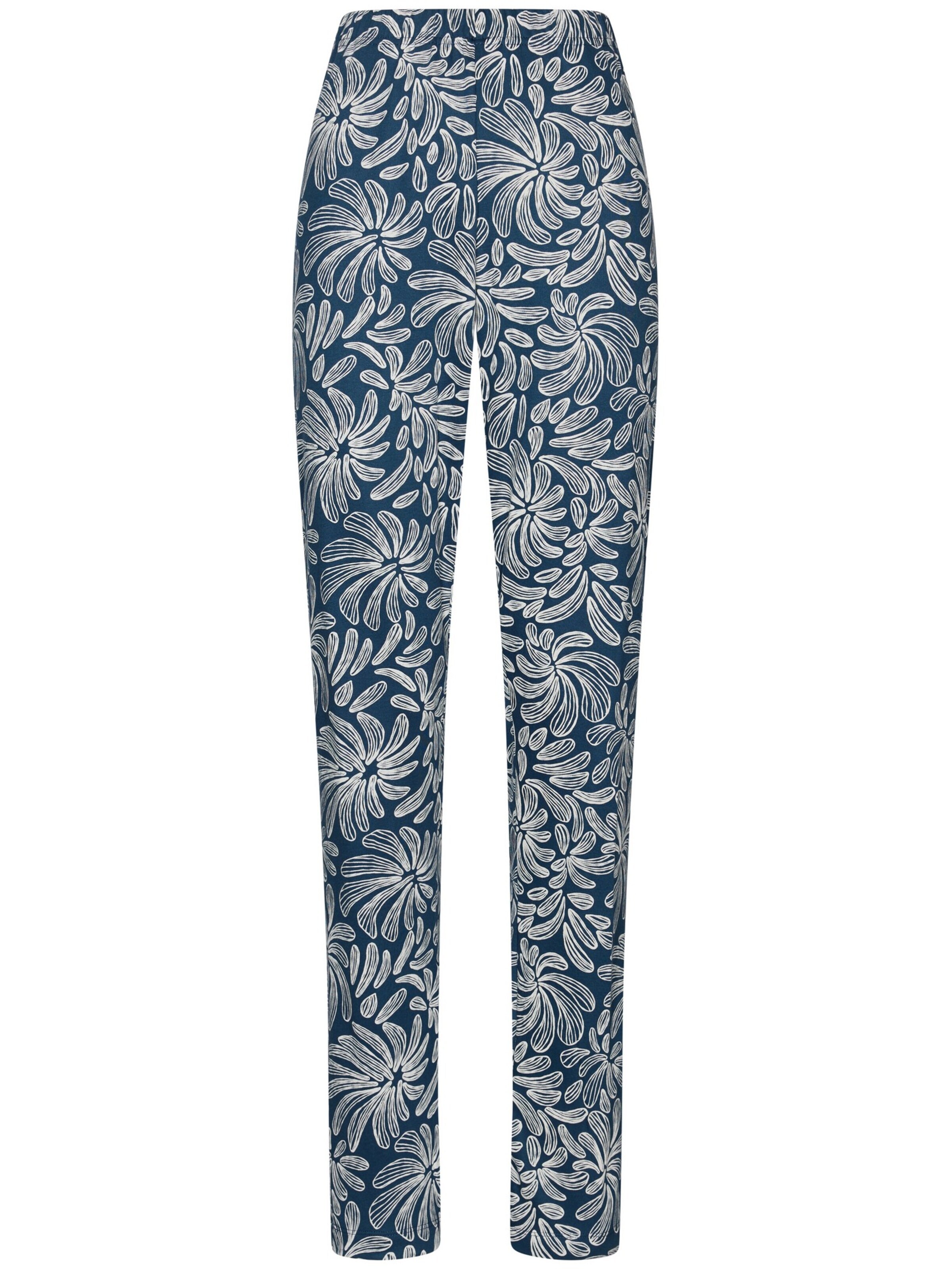 Pastunette Pajama 'Nordic Bloom' in Blue