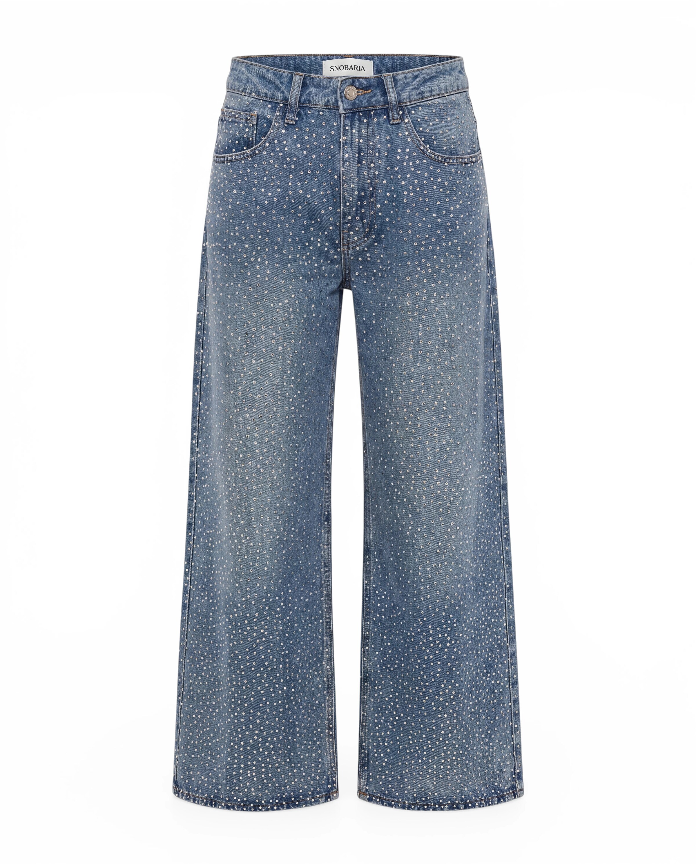 Loosefit Jeans di SNOBARIA in blu: frontale