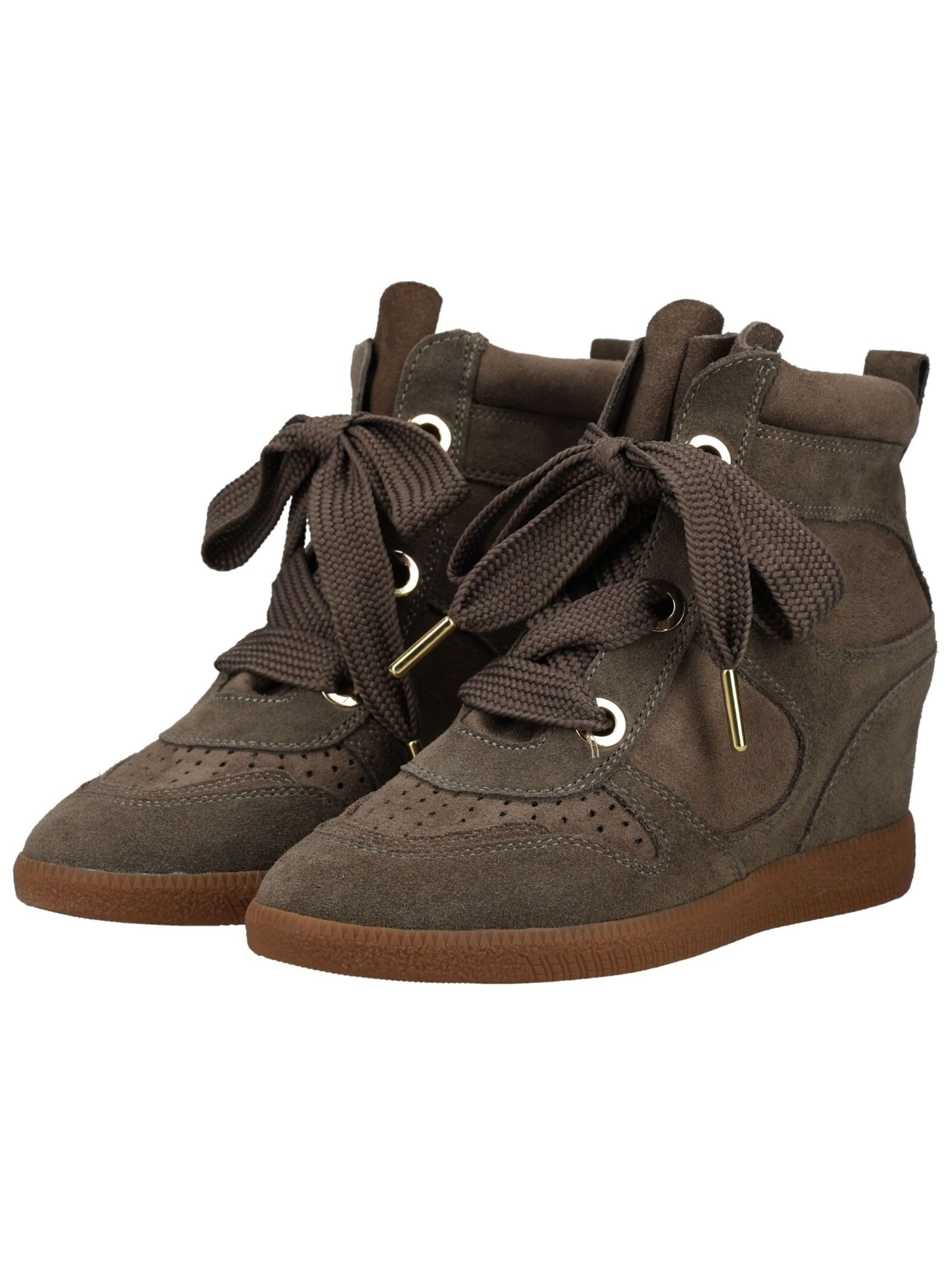 STEVE MADDEN Schnürstiefelette 'Mables' in Grau