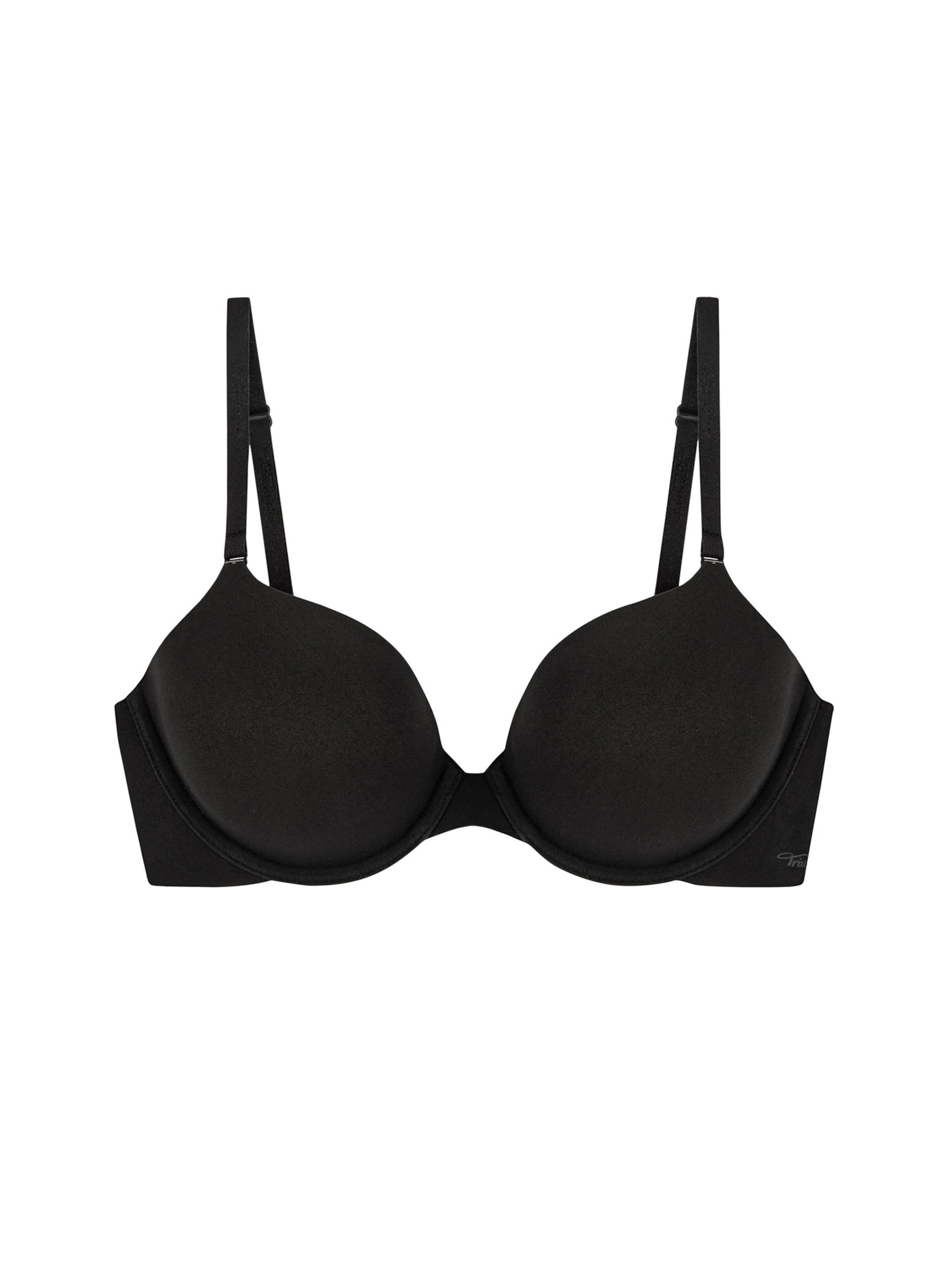 TRIUMPH T-Shirt Bügel-BH ' Body Make-Up ' in Schwarz: Vorderseite