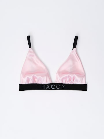 Bustier Soutien-gorge HACOY en rose : devant