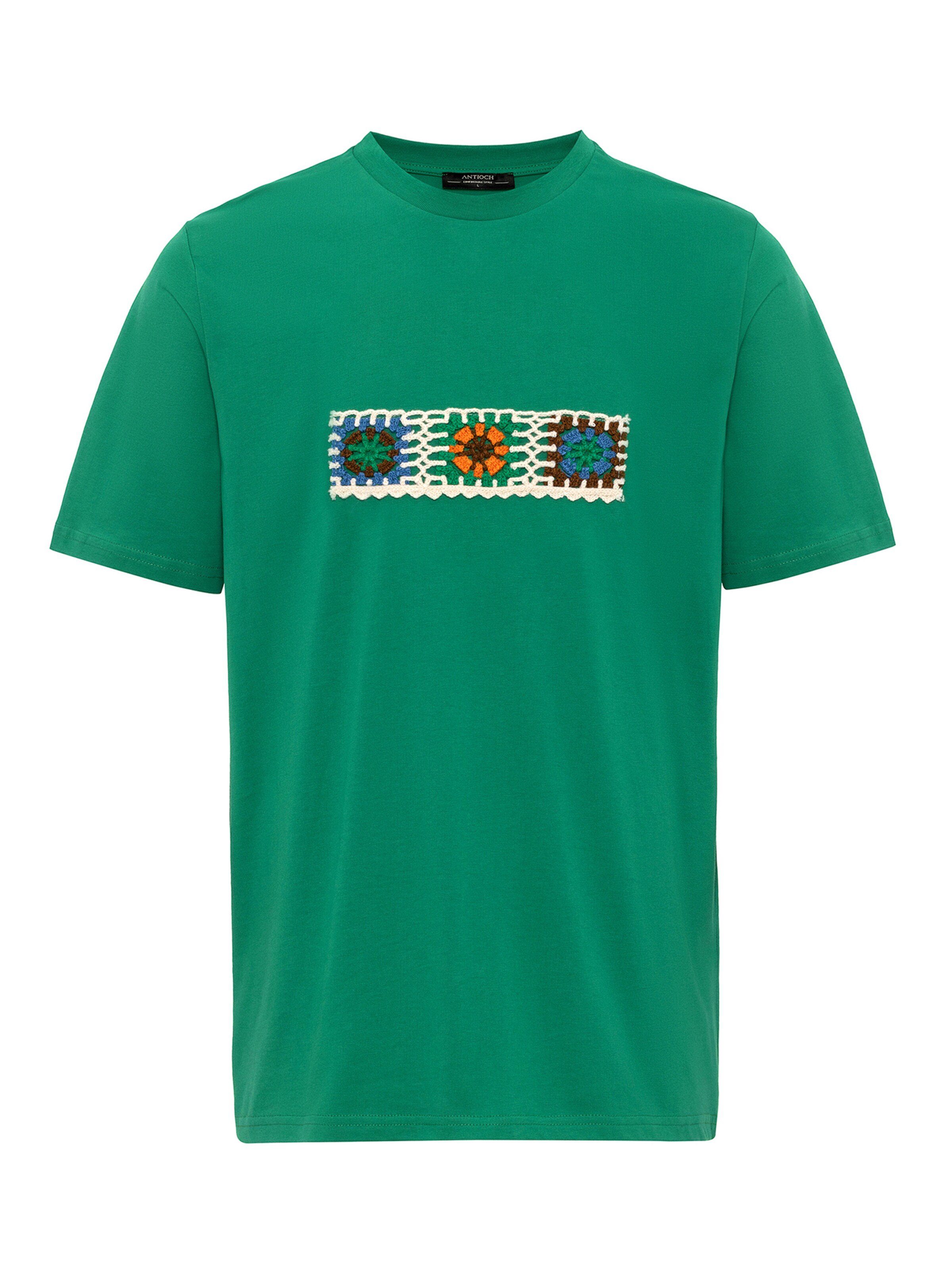 Maglietta di Antioch in verde: frontale