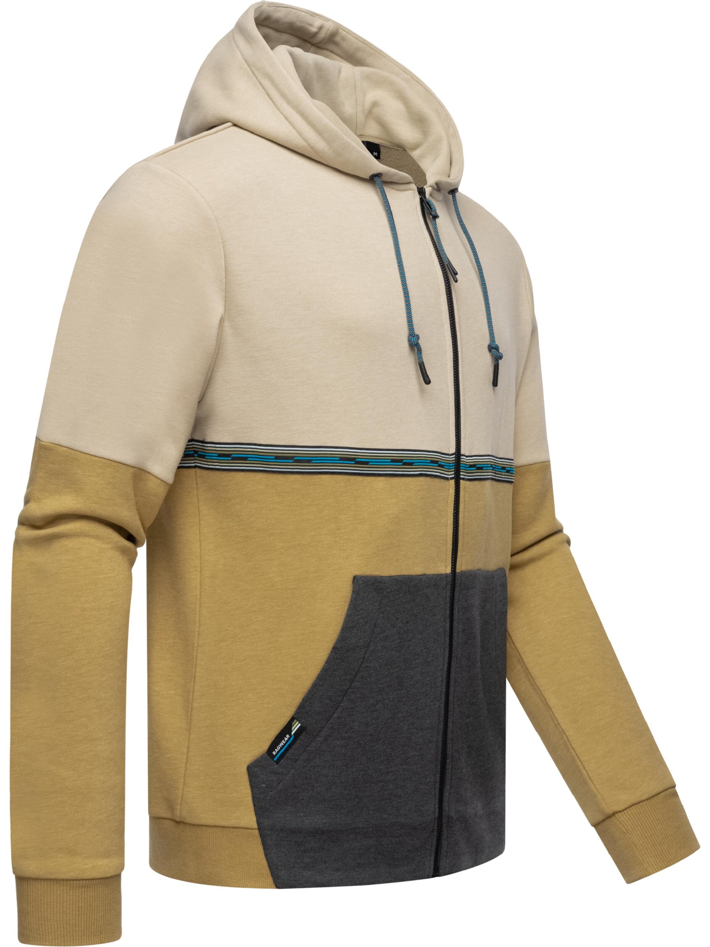 Ragwear Sweat jacket in Beige