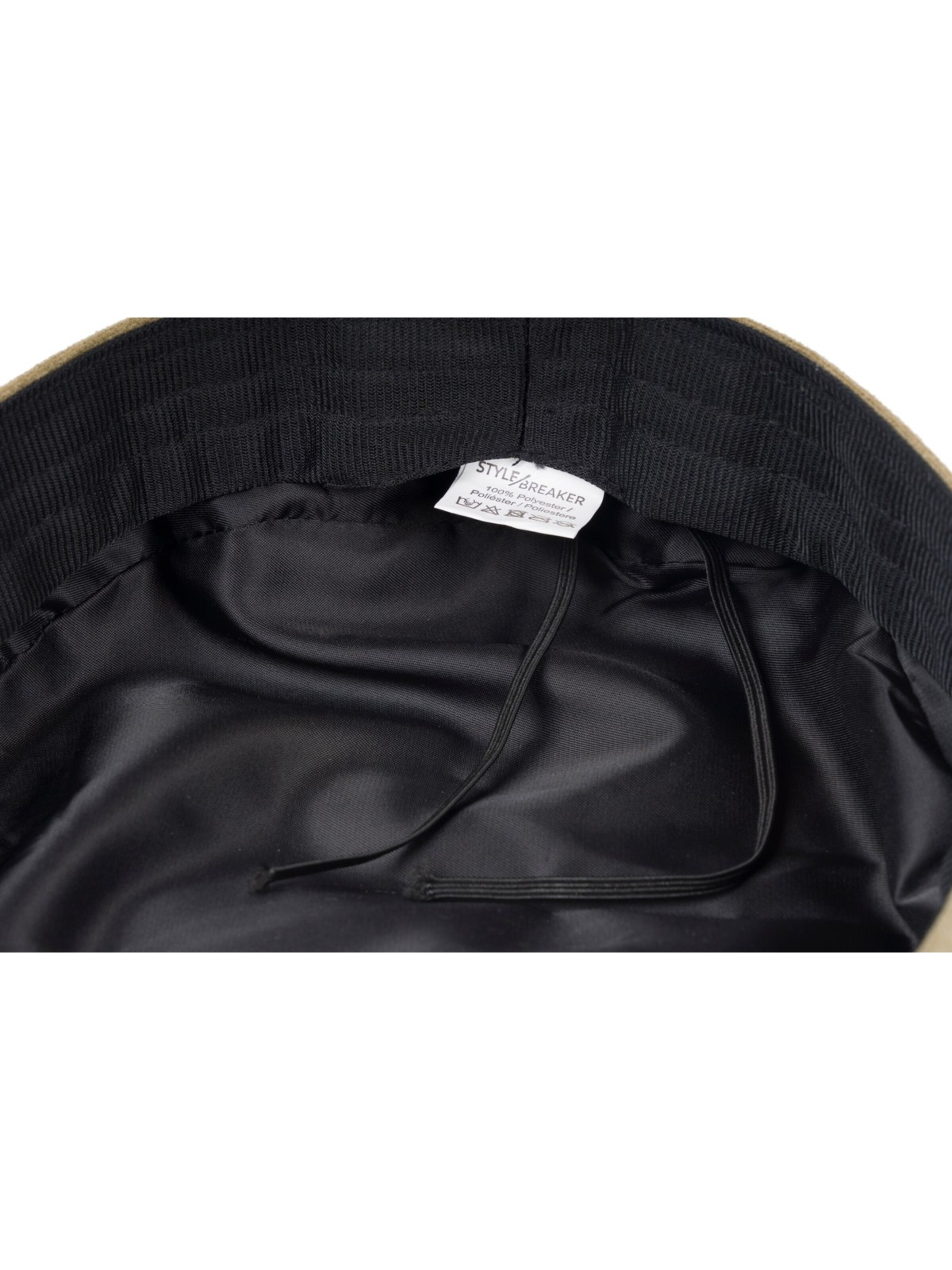 styleBREAKER Mütze 'Ballonmütze Einfarbig Veloursleder Optik'‌‌‌‌ in Grün