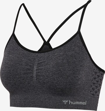 Hummel Bustier Sports-BH i sort