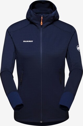 MAMMUT Functionele fleece jas 'Taiss Light ML' in Blauw: voorkant