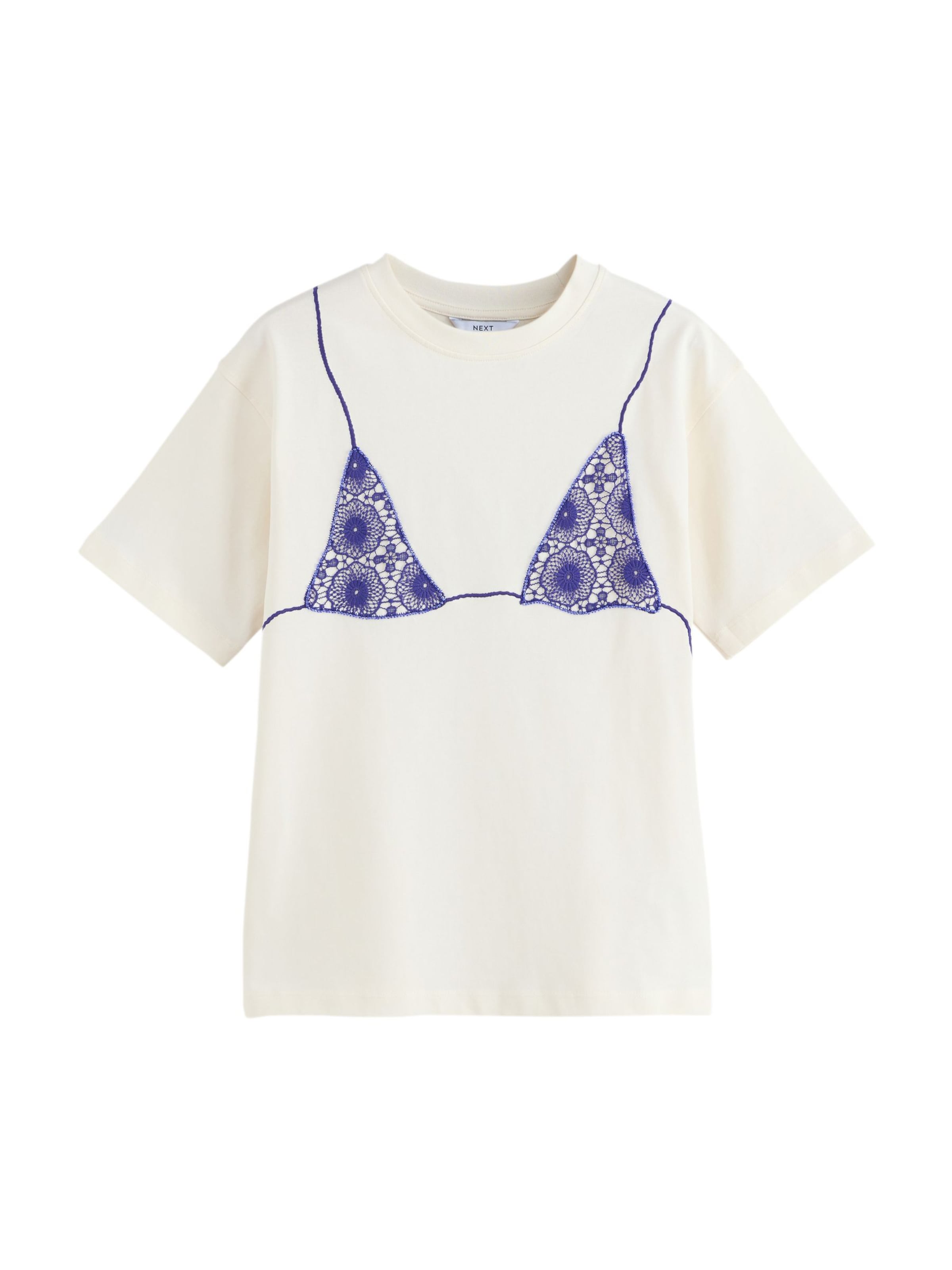 Next Shirt in Beige: voorkant