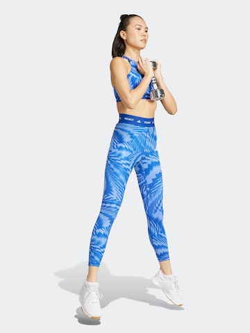 ADIDAS PERFORMANCE Korzet Športová podprsenka - Modrá: predná strana