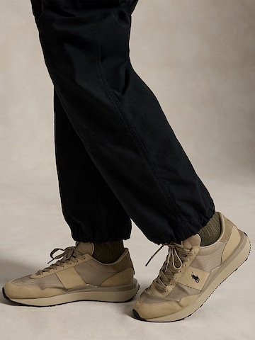 Baskets basses 'TRAIN 89' Polo Ralph Lauren en beige : devant
